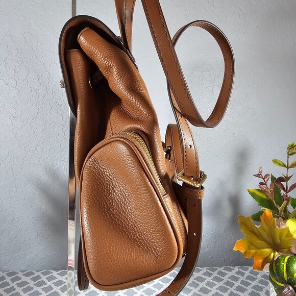 Michael Kors Jet Set Medium Pebbled Leather Backpack NWOT - Picture 6 of 13